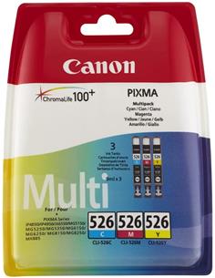 CANON Pixma Pack de 4 Tintas 526 Negra,Cyan,Magenta,Amarilla