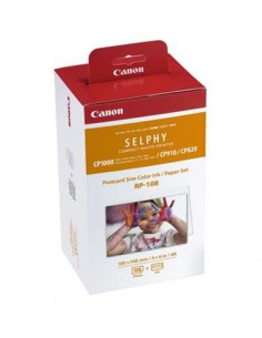 CANON Tinta RP-108 con  Papel 100X148mm Para Impresora SELPHY  CP1000