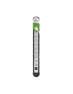 NIMO Regleta Con 9 Tomas Schuko Con Interruptor y Proteccion de Sobre Carga 1.5mtrs 3X1.5 MEL016