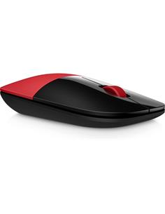 HP Raton Inalambrico Usb Z3700 Led Azul Sensor Optico Rojo Negro