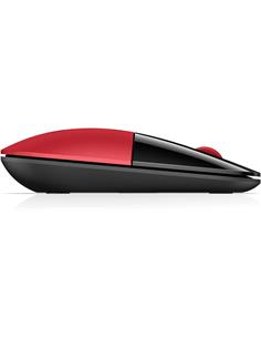 HP Raton Inalambrico Usb Z3700 Led Azul Sensor Optico Rojo Negro
