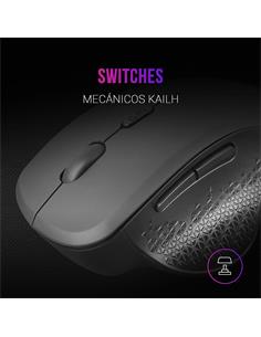 MARS GAMING Raton Inalambrico  Ergonomico 3200DPI MMWERGO Negro