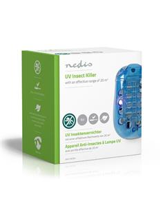 NEDIS Repeledor de Mosquito UV Enchufe 230V Alcance 20Mtrs