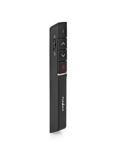 NEDIS Presentador Inalambrico Usb Con Puntero Laser Slim Negro
