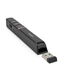 NEDIS Presentador Inalambrico Usb Con Puntero Laser Slim Negro