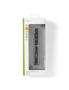 NEDIS Presentador Inalambrico Usb Con Puntero Laser Slim Negro