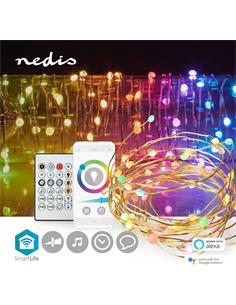 NEDIS Tira Led Smartlife Wifi RGB 5Mtrs Con Mando Compatible Con Alexa