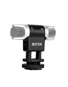 BOYA Dual Microfono Estereo Profesional  BY-MM3 Para Smartphone Android iOS, Camara DSLR Y Videocama
