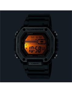 CASIO COLECCION MWD-110H-1AVEF Reloj Digital,Correa Resina, Fecha, Alarmas, Resistente al Agua