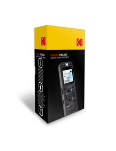 KODAK Grabadora De Voz Digital 8Gb VRC350 Negro
