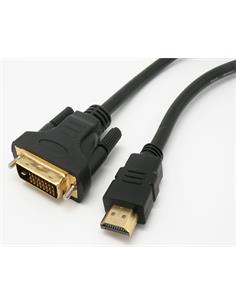 EUROCONNEX Cable HDMI/M a DVI/M 18+1 10Mtrs Negro 0658-10