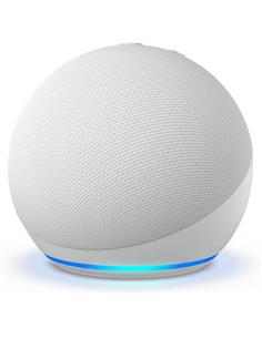 AMAZON Altavoz Bluetooth Echo Dot 5ª Gener Blanco Con Reloj, Alexa Integrado,Manos Libres,Wifi,Contr