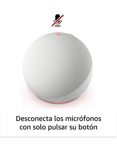 AMAZON Altavoz Bluetooth Echo Dot 5ª Gener Blanco Con Reloj, Alexa Integrado,Manos Libres,Wifi,Contr