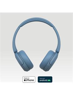 SONY Auricular de Casco Bluetooth WH-CH520 Azul Funcion Manos Libres