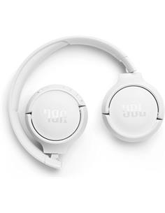 JBL Auriculares Estereo Casco TUNE 520 BT Bluetooth Blanco Con Manos Libres Control por Voz 57H