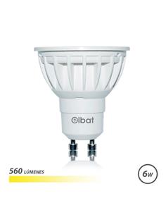 ELBAT Bombilla Led Luz Calida 6W GU10 560Lm EB0465