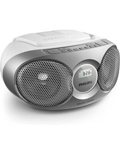 PHILIPS Reproductor Radio Cd Portatil AZ215S Plata Aux In