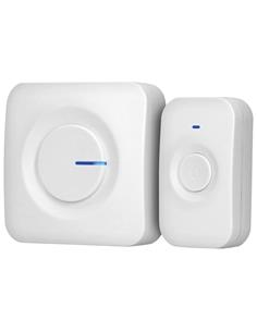 ALECTO Timbre Inalambrico 52 Melodias/200mtrs/Resistente al Agua ADB20 Blanco