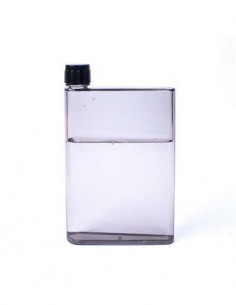 CATWALK Botella Libreta Para Agua H20 Negra Plastico BPA Free 420ml