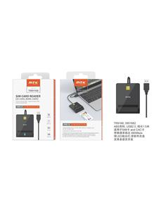 MTK Lector Tarjeta Multiple DNI + SIM ,Tarjetas de Banco Usb 2.0 TR9168 Window+Mac