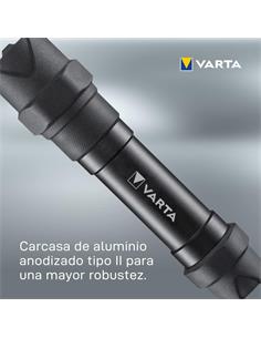VARTA Linterna Indestructible F30 PRO 650 Lumenes, 279Mtrs, Resistente a Golpes, IP 67 A Pilas
