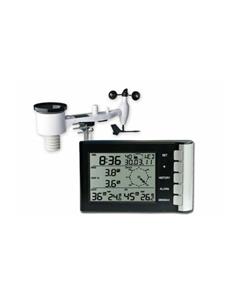 MOONRAKER Estacion Meteorologica Solar WS 200 PRO Temperatura Interior Ext, Humedad,Viento Lluvia