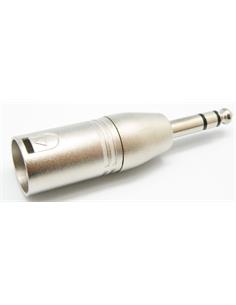 EUROCONNEX Adaptador Estereo XLR/M a Jack/M 6.3 1609