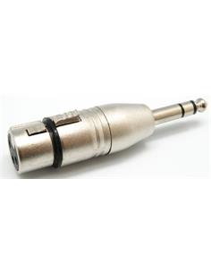 EUROCONNEX Adaptador Estereo XLR/H a Jack/M 6.3 1610