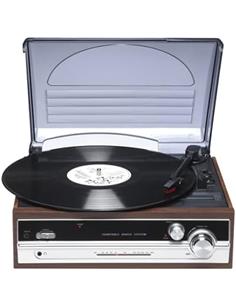 DENVER Tocadisco VPR-190MK2 Con Altavoz/Radio/Aux Negro