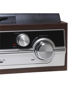 DENVER Tocadisco VPR-190MK2 Con Altavoz/Radio/Aux Negro