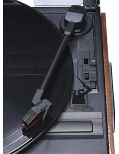 DENVER Tocadisco VPR-190MK2 Con Altavoz/Radio/Aux Negro