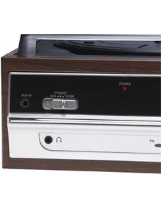 DENVER Tocadisco VPR-190MK2 Con Altavoz/Radio/Aux Negro