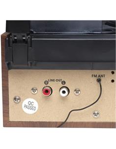 DENVER Tocadisco VPR-190MK2 Con Altavoz/Radio/Aux Negro