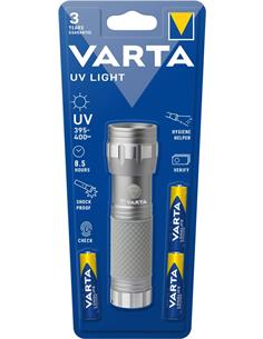 VARTA Linterna Ultravioleta UV 400NM a Pilas 15638