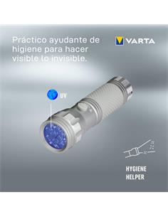 VARTA Linterna Ultravioleta UV 400NM a Pilas 15638