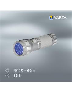 VARTA Linterna Ultravioleta UV 400NM a Pilas 15638