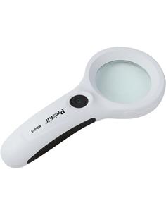 PROSKIT Lupa 8 Led + Detector Billete MA-019 3x aumentos