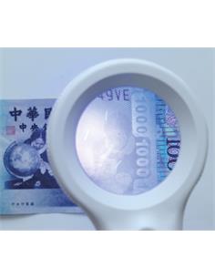 PROSKIT Lupa 8 Led + Detector Billete MA-019 3x aumentos