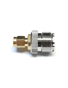 Adaptador SMA/M a  UHF/H Dorado