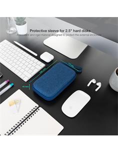 TOOQ Funda Disco Duro 2.5" TQBC-E2503PB Azul Pacifico