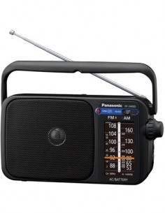 PANASONIC RF-2400D Radio Portatil AM/FM Negra