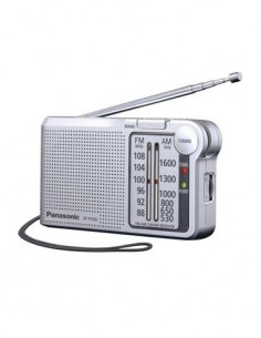 PANASONIC RF-150D Radio Bolsillo AM/FM Plata