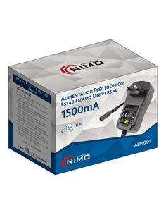 NIMO Alimentador Estabilizado Multi Voltaje 3-4.5-5-6-7.5-9-12vcc 1500mA ALM001