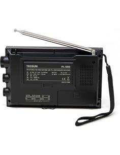 TECSUN Radio Multibanda PL-680 FM/MW/LW/SW SSB 2000 Memorias Y BANDA AEREA