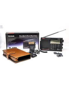 TECSUN Radio Multibanda PL-680 FM/MW/LW/SW SSB 2000 Memorias Y BANDA AEREA