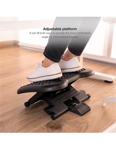 TOOQ Reposapies Ajustable TQFR0603-B Negro