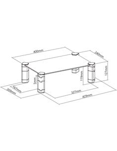 AISENS Soporte Monitor MR01C-109 Hasta 20Kg