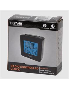 DENVER Radio Reloj Digital REC-34 Con Termometro Negro