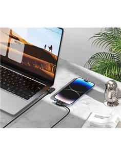 XO Cable Datos 4 En 1 Usb-C/Lightning a Usb/Usb-C 60W 1Mtrs Negro XO-NB237