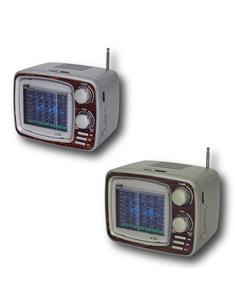 SAMI Radio Vintage 8 Bandas RS-11823 Con Usb/Micro Sd/Aux In /Bluetooth, Luz Led, Madera